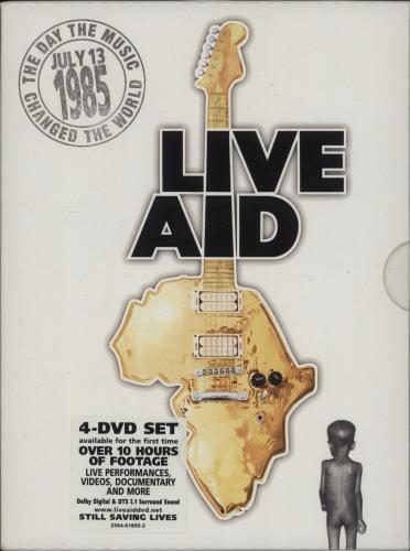 Band Aid Live Aid - Sealed UK Digital Versatile Disc (Dvd